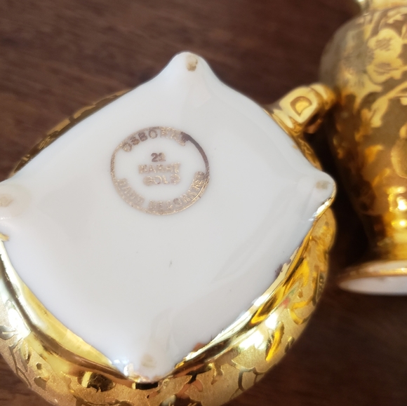 22K Gold Osborne Vintage Set 4 pieces - Picture 7 of 11